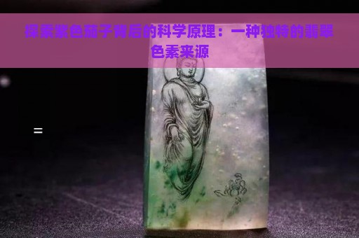 探索紫色茄子背后的科学原理：一种独特的翡翠色素来源