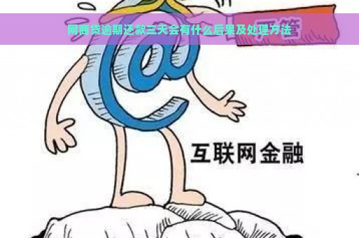 网商贷逾期还款三天会有什么后果及处理方法