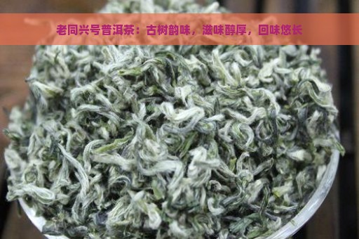 老同兴号普洱茶：古树韵味，滋味醇厚，回味悠长