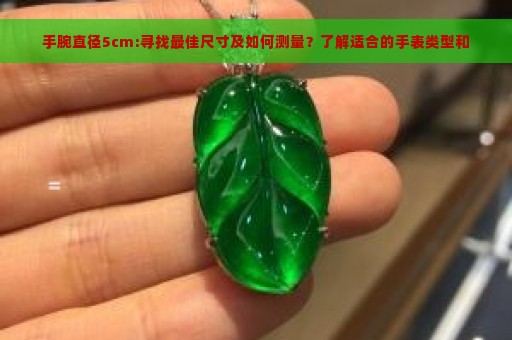 手腕直径5cm:寻找最佳尺寸及如何测量？了解适合的手表类型和