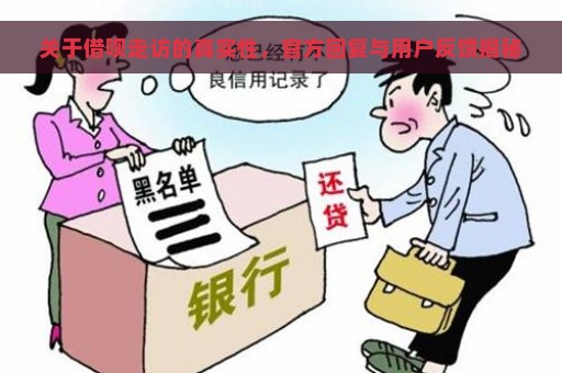 关于借呗走访的真实性，官方回复与用户反馈揭秘