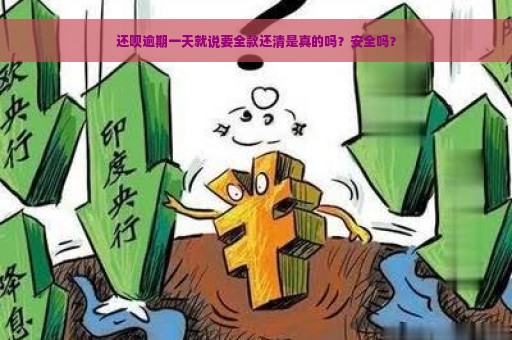 还呗逾期一天就说要全款还清是真的吗？安全吗？