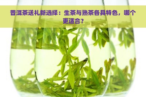 普洱茶送礼新选择：生茶与熟茶各具特色，哪个更适合？