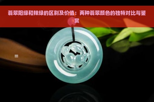 翡翠阳绿和辣绿的区别及价值：两种翡翠颜色的独特对比与鉴赏