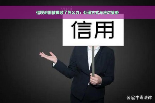 借呗逾期被催收了怎么办：处理方式与应对策略