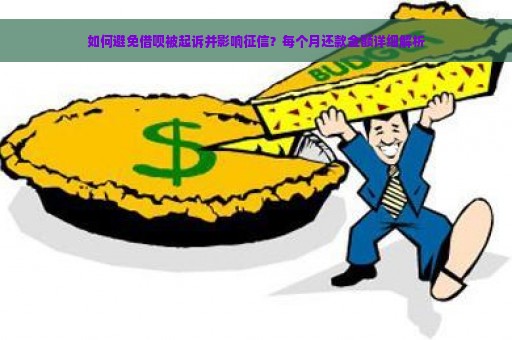 如何避免借呗被起诉并影响征信？每个月还款金额详细解析