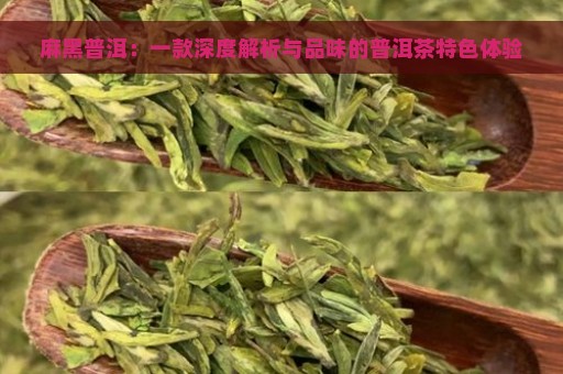 麻黑普洱：一款深度解析与品味的普洱茶特色体验