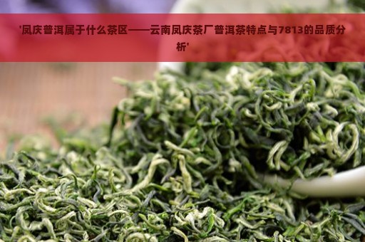 '凤庆普洱属于什么茶区——云南凤庆茶厂普洱茶特点与7813的品质分析'