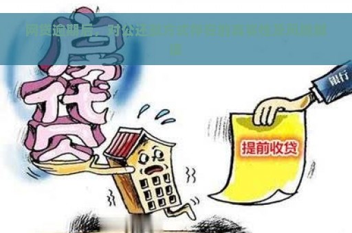 网贷逾期后，对公还款方式存在的真实性及风险解读