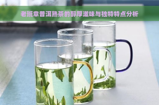 老班章普洱熟茶的醇厚滋味与独特特点分析