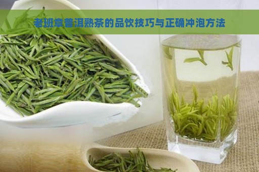 老班章普洱熟茶的品饮技巧与正确冲泡方法