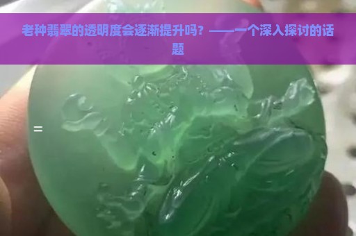 老种翡翠的透明度会逐渐提升吗？——一个深入探讨的话题