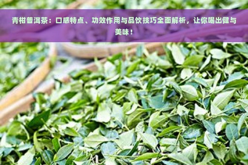 青柑普洱茶：口感特点、功效作用与品饮技巧全面解析，让你喝出健与美味！