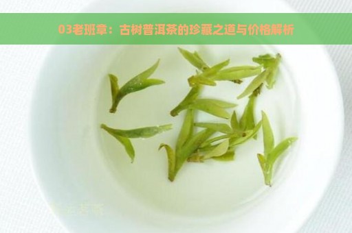 03老班章：古树普洱茶的珍藏之道与价格解析