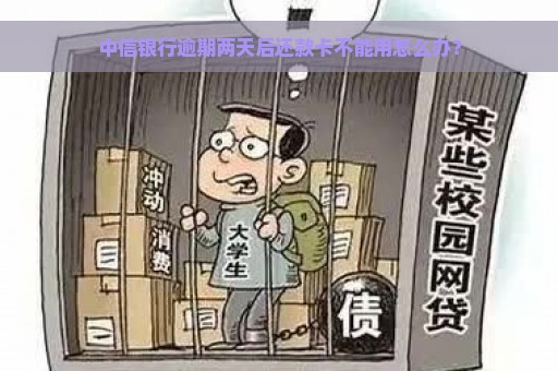 中信银行逾期两天后还款卡不能用怎么办？