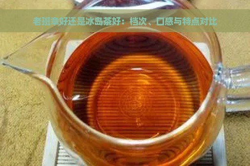 老班章好还是冰岛茶好：档次、口感与特点对比