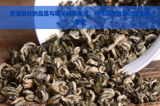 普洱茶叶的品质与陈年时间有关，但存放和发酵过程也很重要