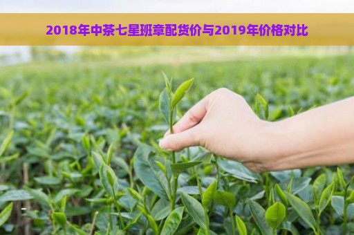 2018年中茶七星班章配货价与2019年价格对比