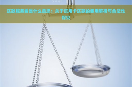 还款服务费是什么意思：关于信用卡还款的费用解析与合法性探究