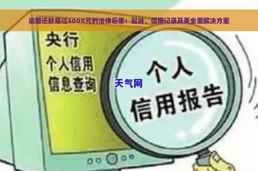 逾期还款超过5000元的法律后果：起诉、信用记录及更全面解决方案