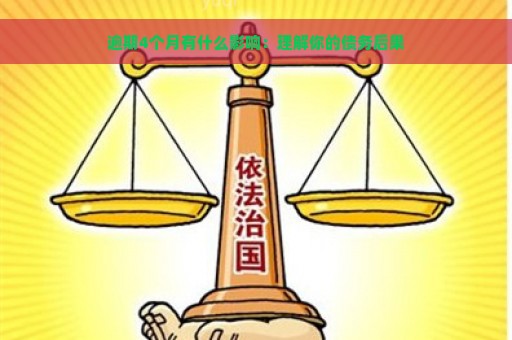 逾期4个月有什么影响：理解你的债务后果