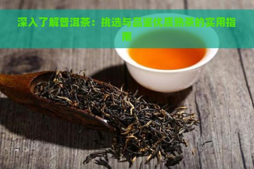 深入了解普洱茶：挑选与品鉴优质熟茶的实用指南