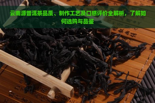 云南源普洱茶品质、制作工艺及口感评价全解析，了解如何选购与品鉴