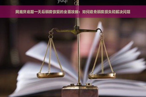 网商贷逾期一天后额度恢复的全面攻略：如何避免额度损失和解决问题