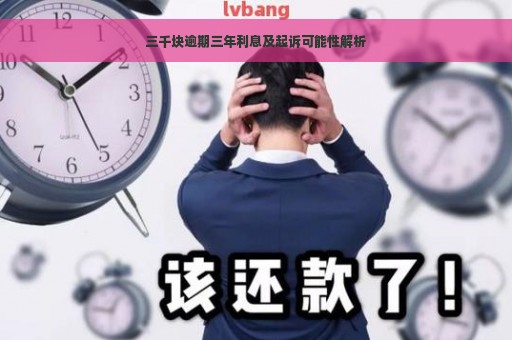 三千块逾期三年利息及起诉可能性解析