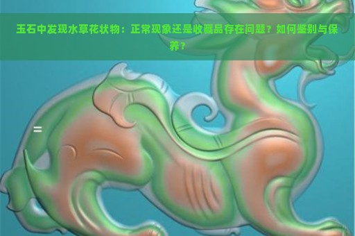 玉石中发现水草花状物：正常现象还是收藏品存在问题？如何鉴别与保养？