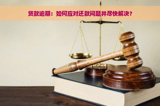 贷款逾期：如何应对还款问题并尽快解决？