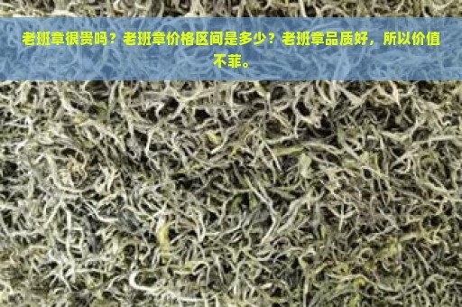 老班章很贵吗？老班章价格区间是多少？老班章品质好，所以价值不菲。