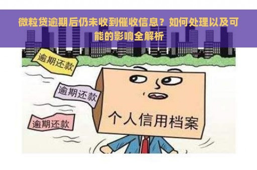 微粒贷逾期后仍未收到催收信息？如何处理以及可能的影响全解析