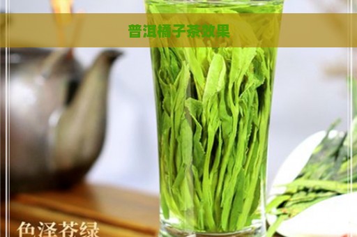 普洱橘子茶效果