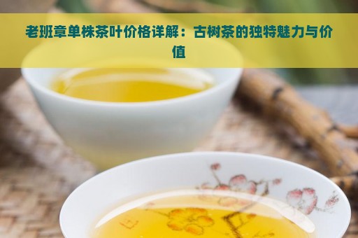 老班章单株茶叶价格详解：古树茶的独特魅力与价值