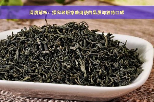 深度解析：探究老班章普洱茶的品质与独特口感