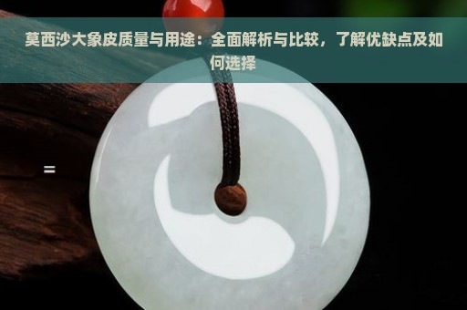 莫西沙大象皮质量与用途：全面解析与比较，了解优缺点及如何选择