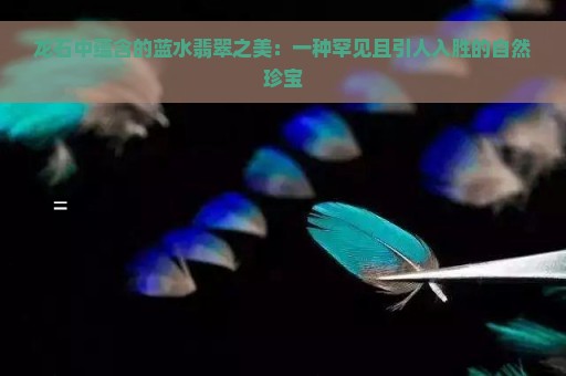 龙石中蕴含的蓝水翡翠之美：一种罕见且引人入胜的自然珍宝