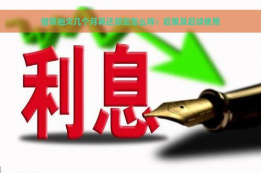 借呗拖欠几个月再还款会怎么样：后果及后续使用