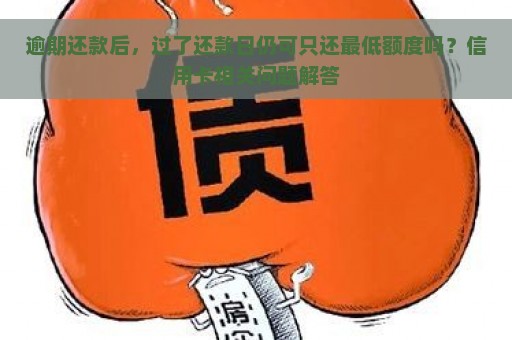 逾期还款后，过了还款日仍可只还最低额度吗？信用卡相关问题解答