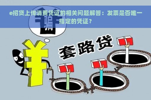 e招贷上传消费凭证的相关问题解答：发票是否唯一指定的凭证？