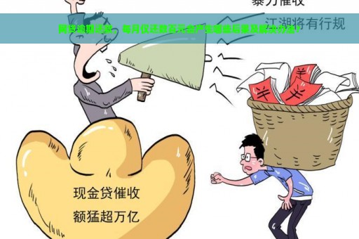 网贷逾期还款，每月仅还数百元会产生哪些后果及解决办法？