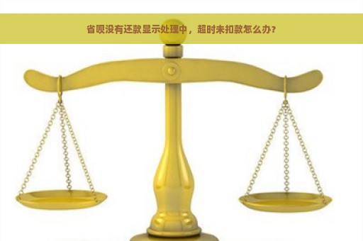 省呗没有还款显示处理中，超时未扣款怎么办？