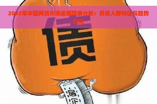 2023年中国网贷市场逾期现象分析：负债人群特征与趋势研究