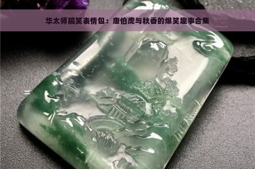 华太师搞笑表情包：唐伯虎与秋香的爆笑趣事合集