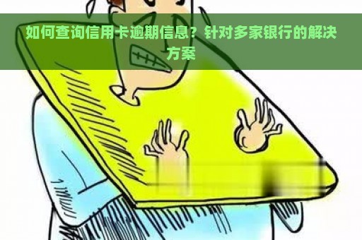 如何查询信用卡逾期信息？针对多家银行的解决方案