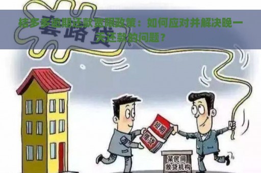 桔多多逾期还款宽限政策：如何应对并解决晚一天还款的问题？