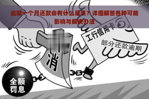 逾期一个月还款会有什么后果？详细解答各种可能影响与解决办法