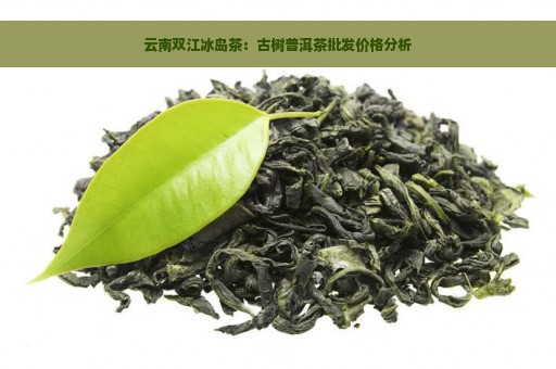 云南双江冰岛茶：古树普洱茶批发价格分析