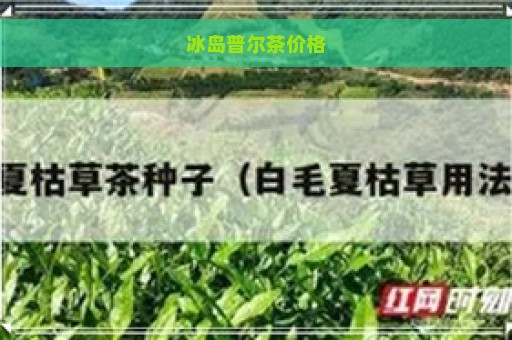 冰岛普尔茶价格